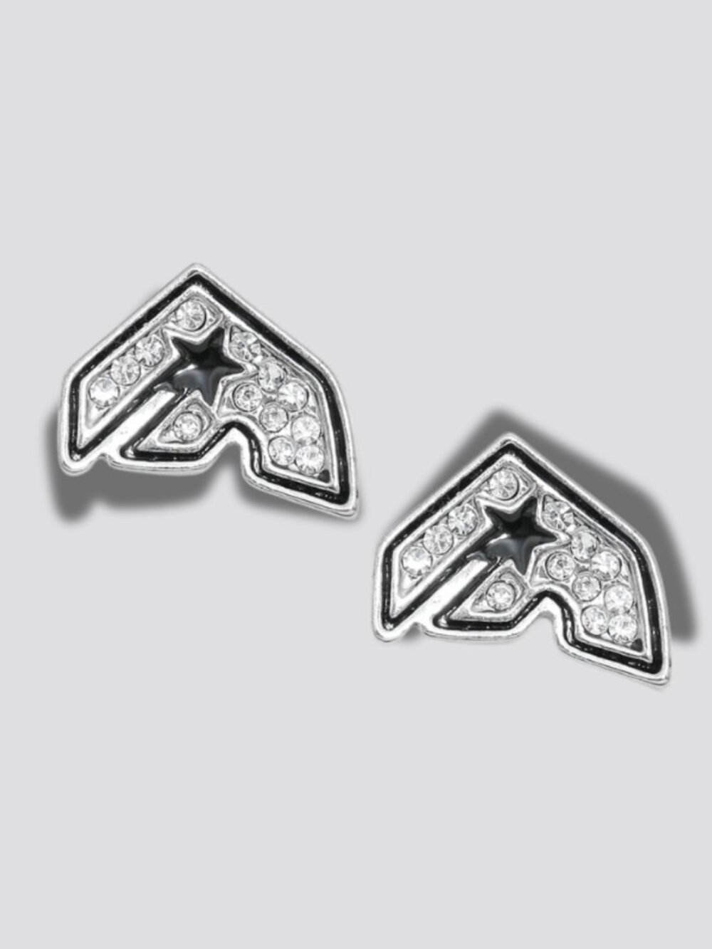 Famous Stars & Straps Travis Barker 90's Fashion Brand Logo Earrings Studs